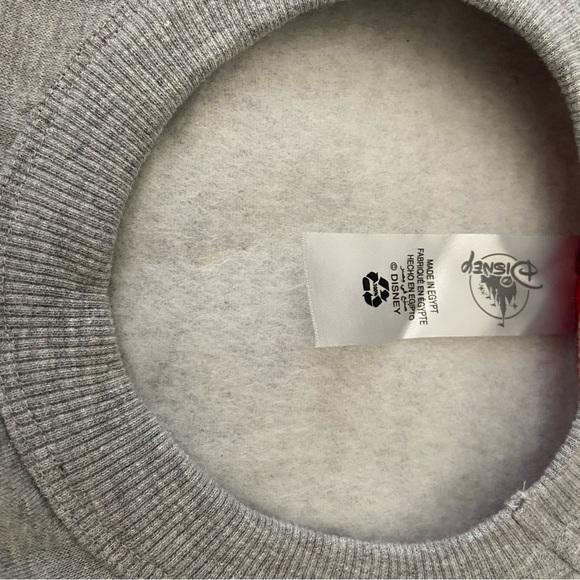 Disney Cropped Mickey Mouse Sweatshirt with Sleeve Stripes - Picture 7 of 10